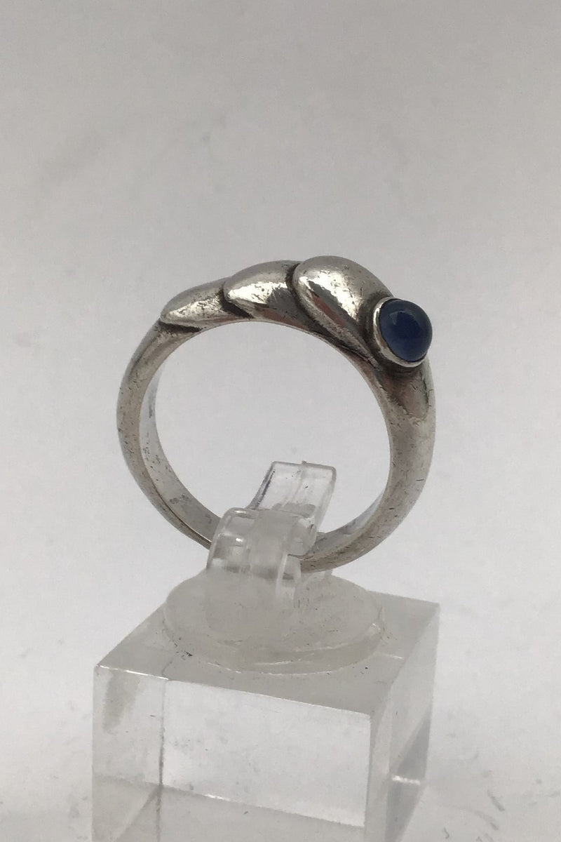 Georg Jensen Sterling Sølv Ring (No. 362) Månesten Ole Kortzau