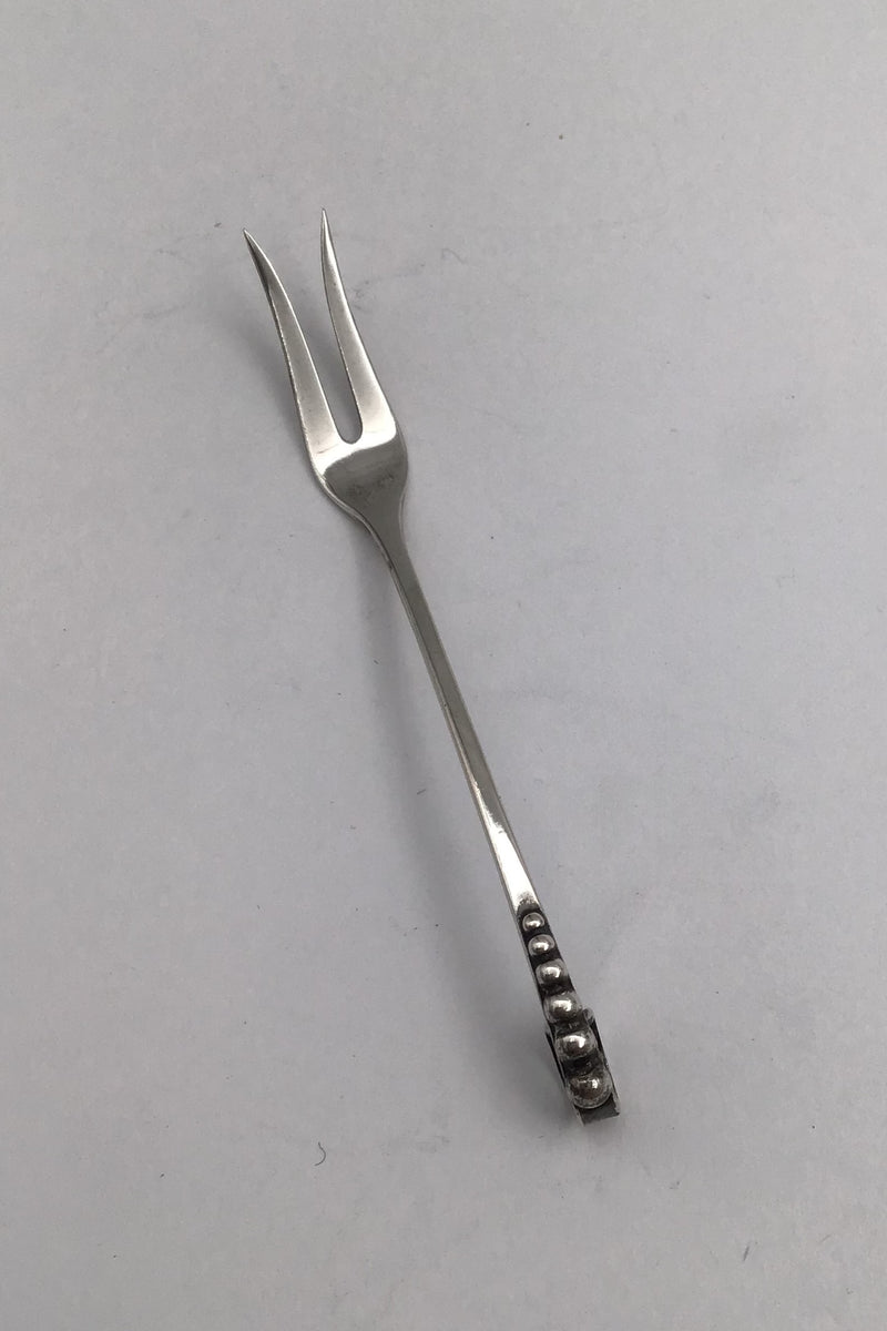 Danish Silver Ornamental Carving Fork