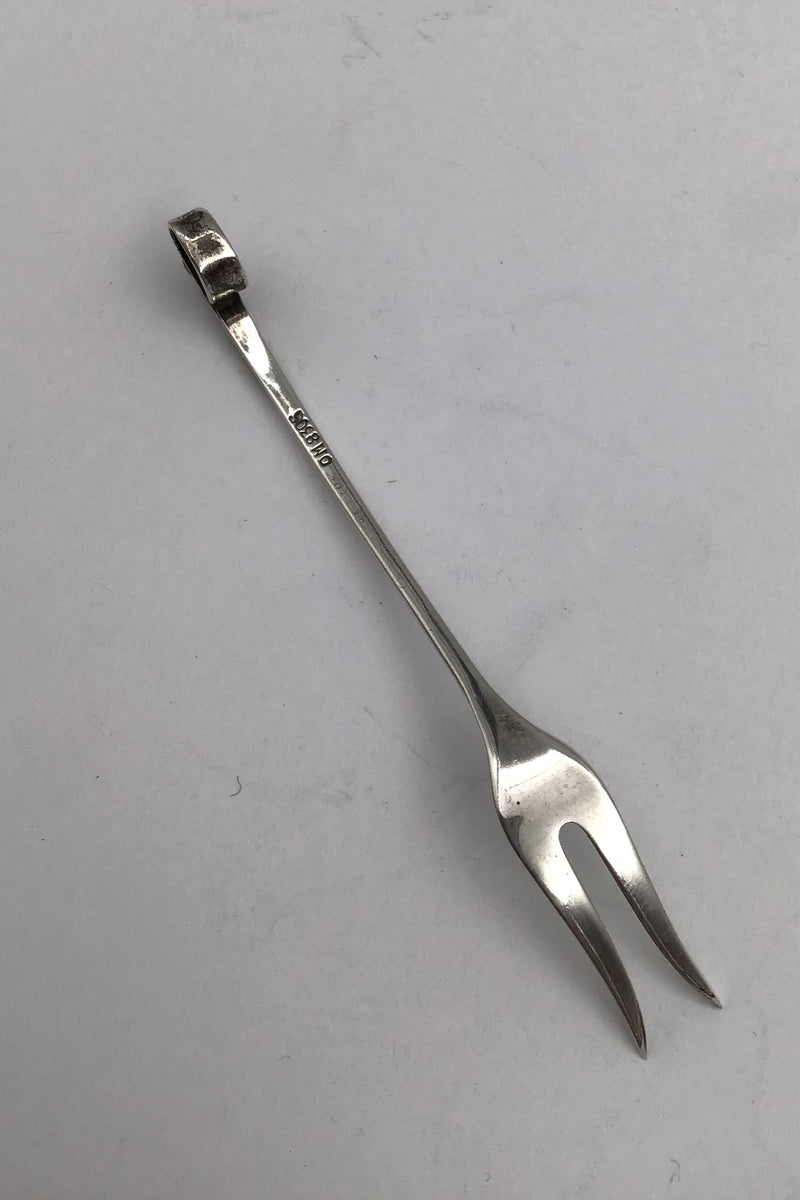 Danish Silver Ornamental Carving Fork