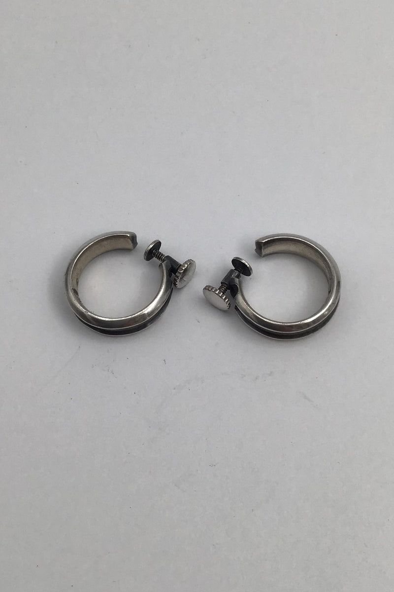 Hans Hansen Sterling Silver Earrings (Screws) No. 421