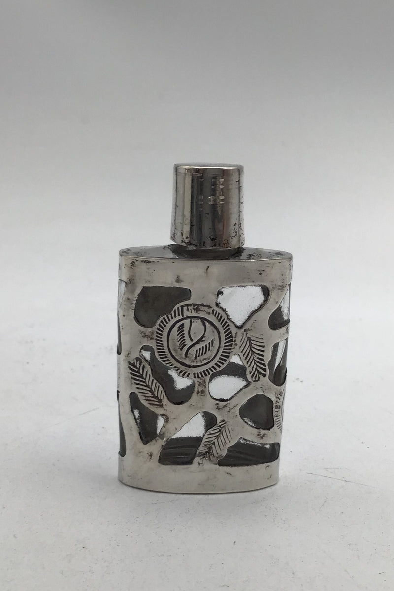 Mexico Sterling Sølv / Glas Parfume Flacon