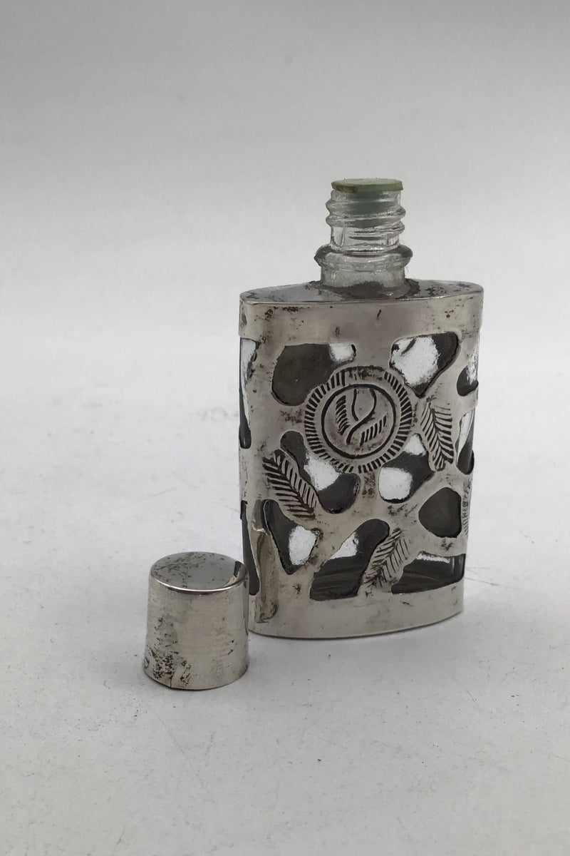 Mexico Sterling Sølv / Glas Parfume Flacon