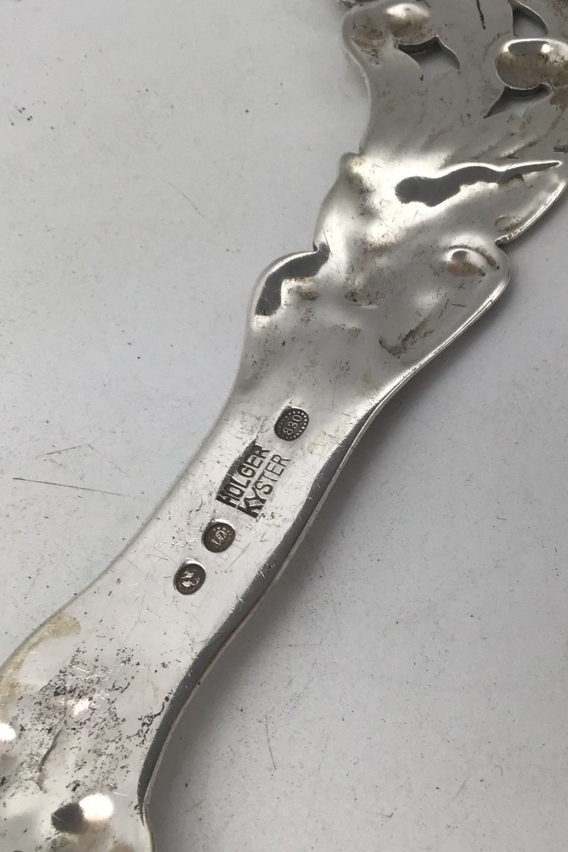 H. Kyster (Bindesbøll) Silver Serving Spade