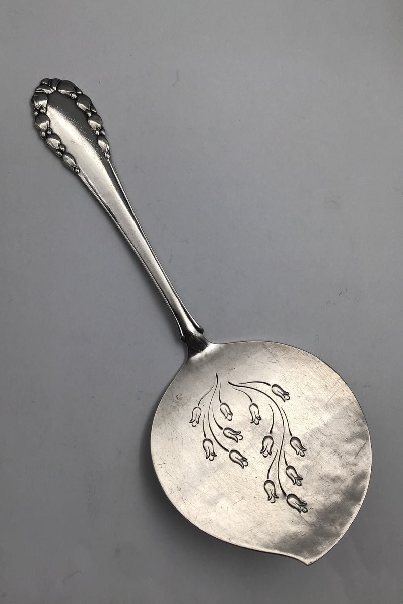 Georg Jensen Sølv Liljekonval Serveringsske (No.203)