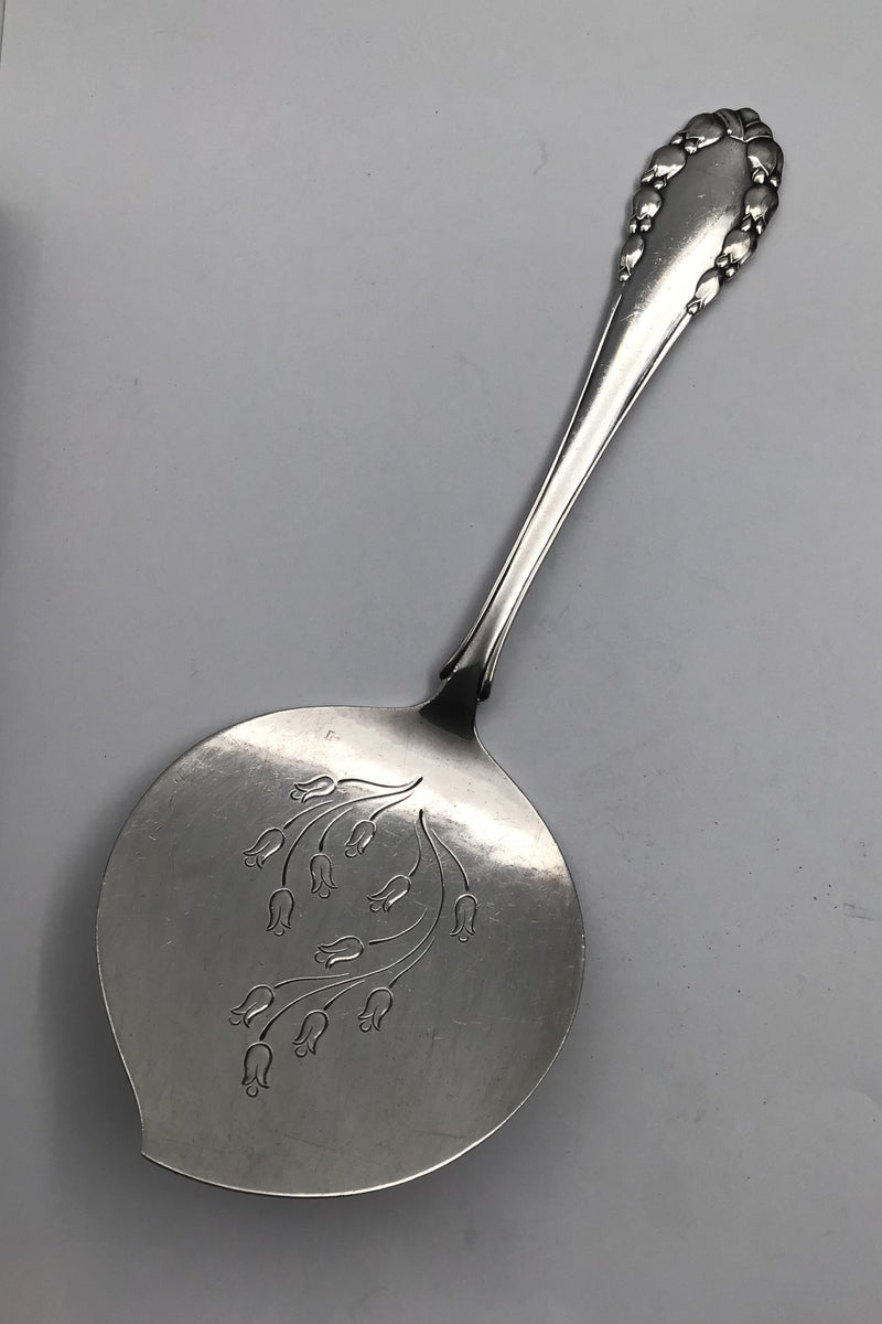 Georg Jensen Sølv Liljekonval Serveringsske (No.203)