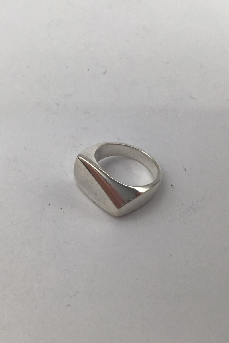 Georg Jensen Sterling Silver Ring No. 141 Plaza Henning Koppel