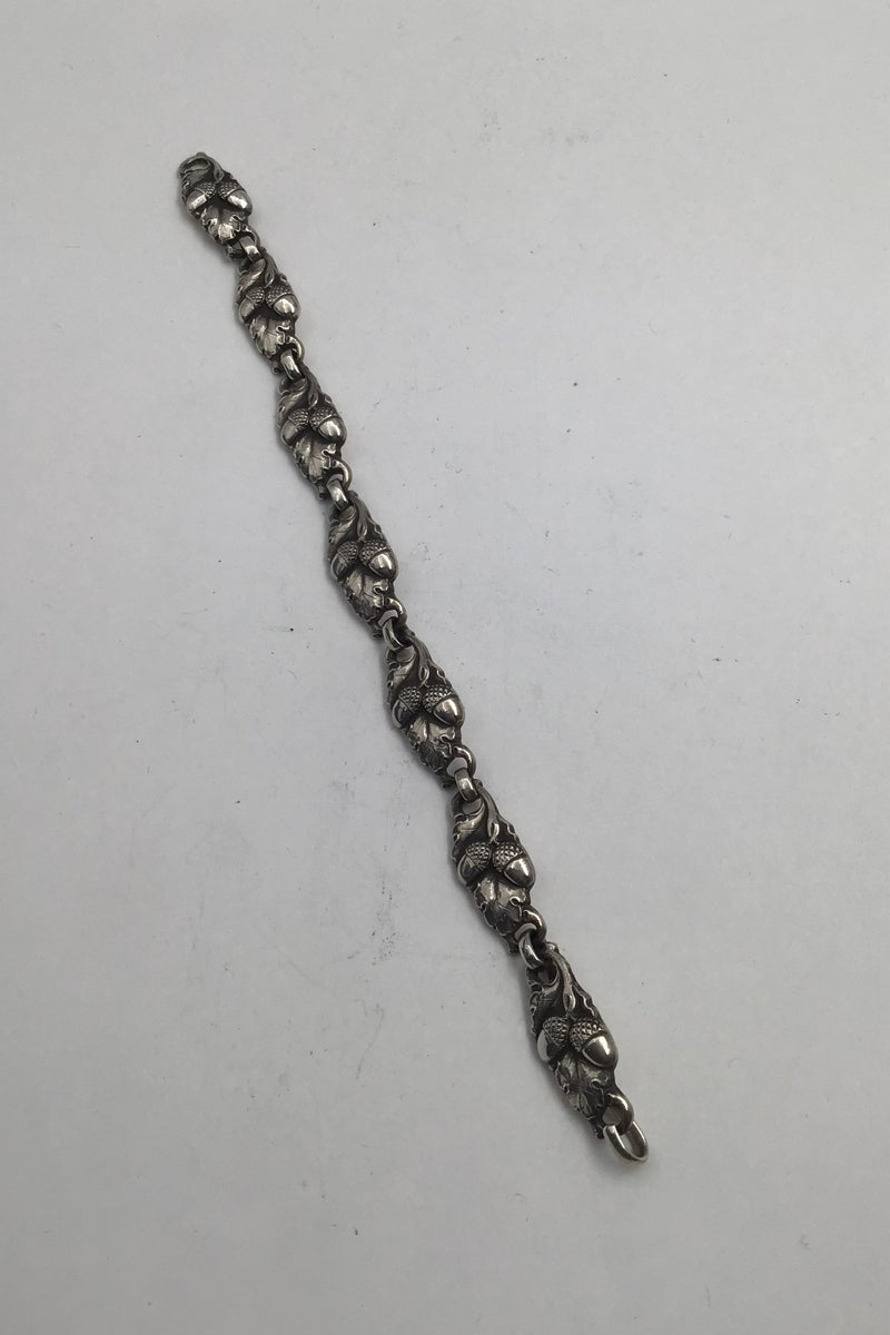 Evald Nielsen Sterling Silver Arm Chain (Acorn)