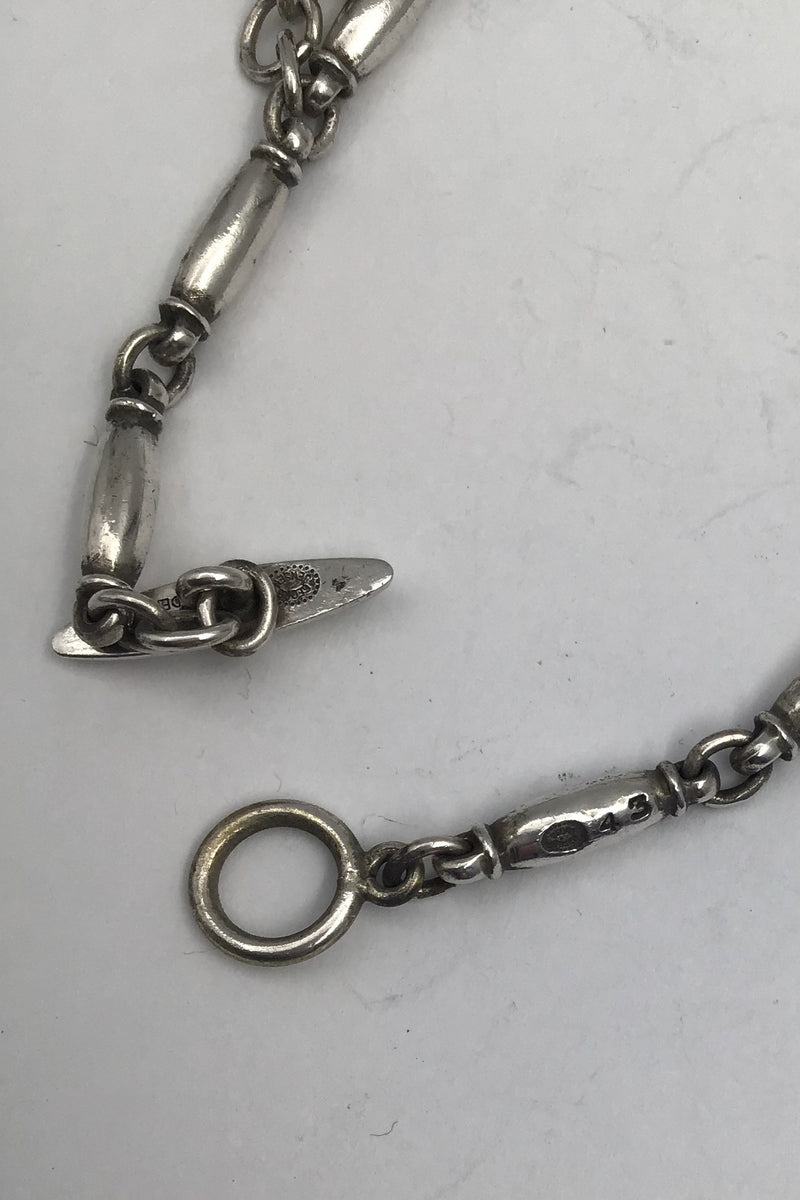 Georg Jensen Sterling Silver Bracelet No. 43 w Charms