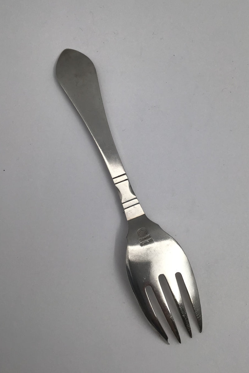 Georg Jensen Sterling Sølv Antik Salatgaffel, lille No. 42