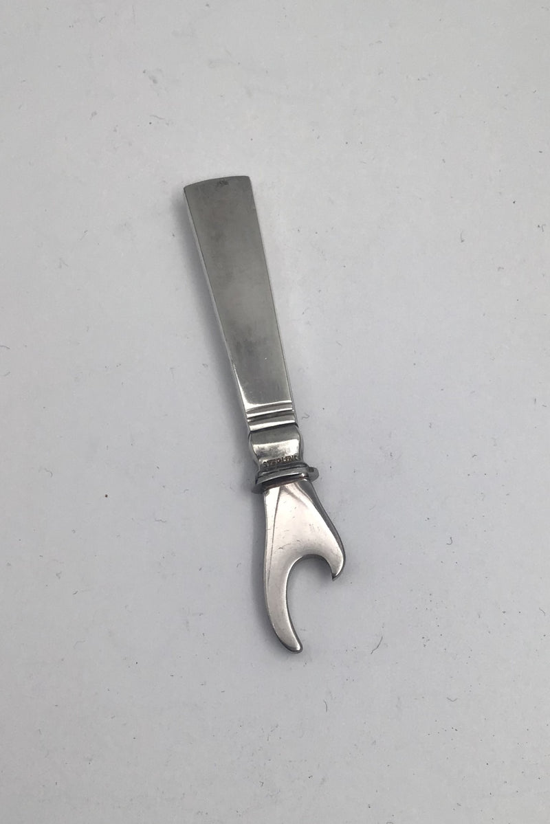 Georg Jensen Sterling Sølv Blok Lomme Flaskeåbner No. 305