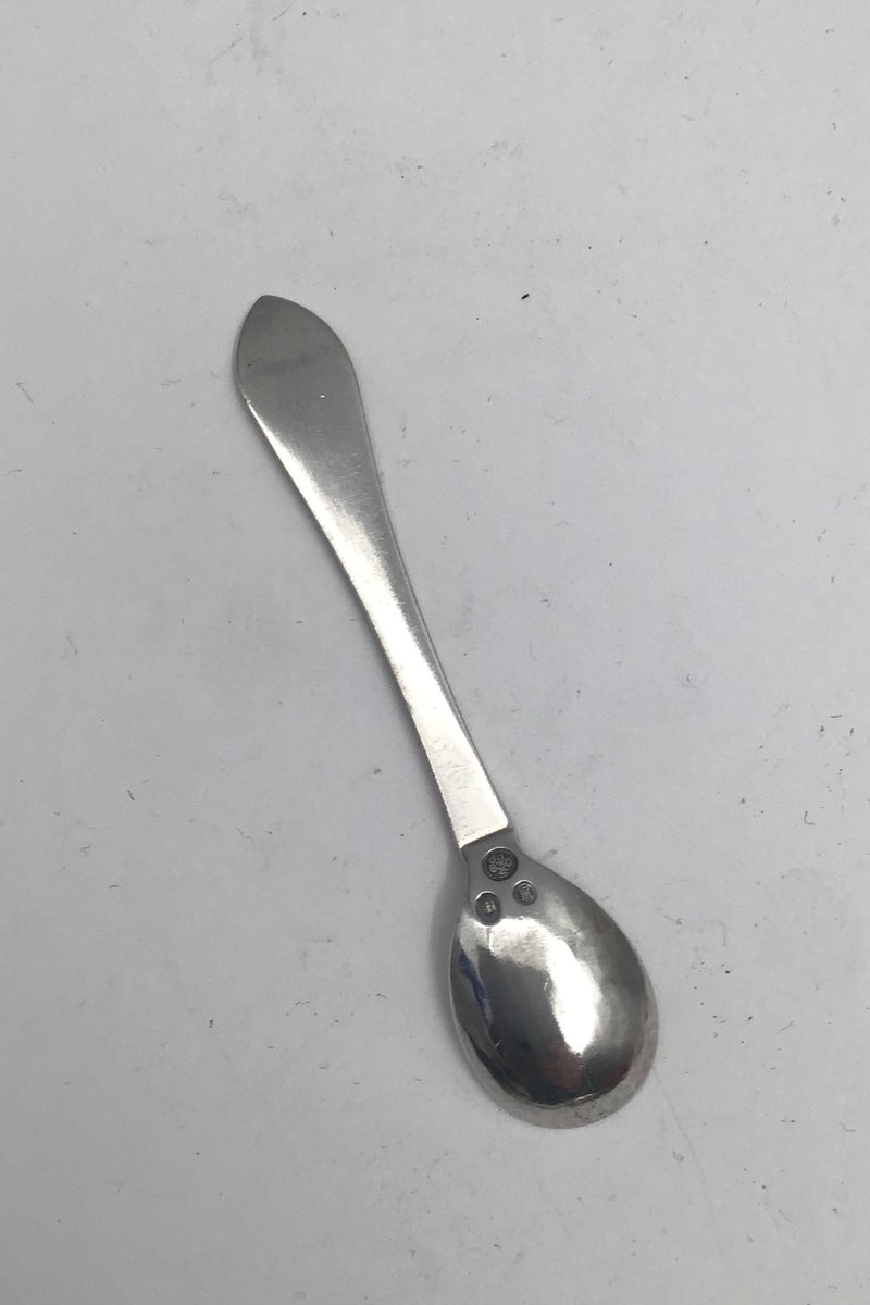 Georg Jensen Silver Antique Salt Spoon, long No. 104