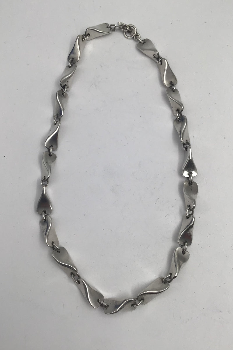 Georg Jensen Sterling Sølv Halskæde No. 104A Edvard Kindt-Larsen