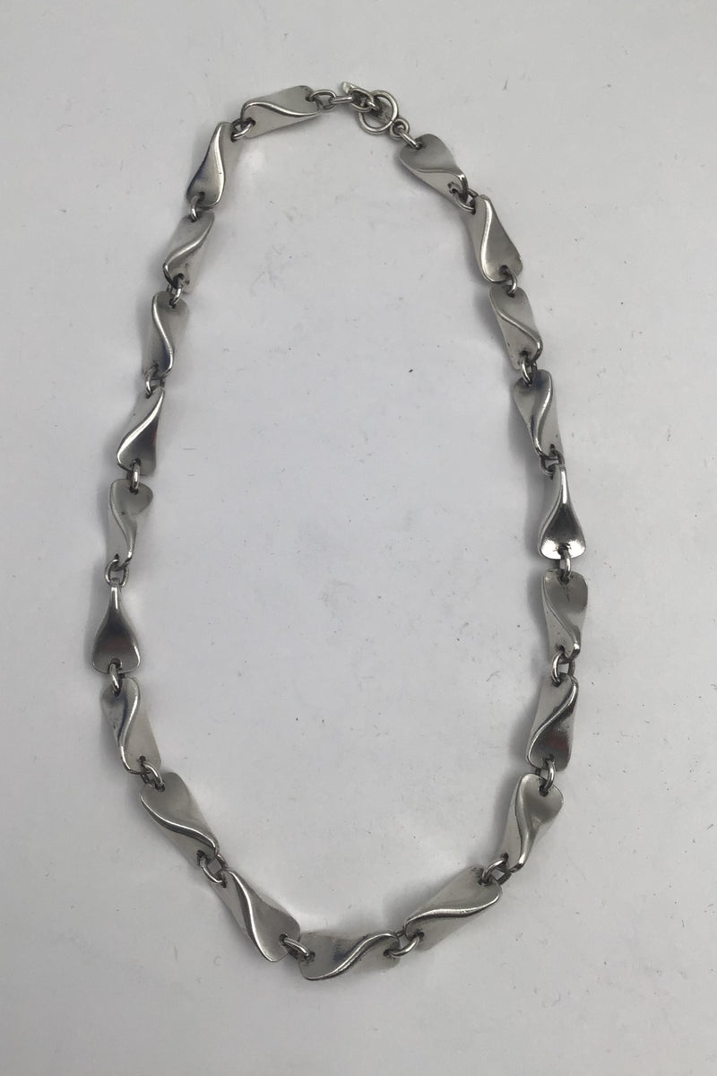 Georg Jensen Sterling Sølv Halskæde No. 104A Edvard Kindt-Larsen