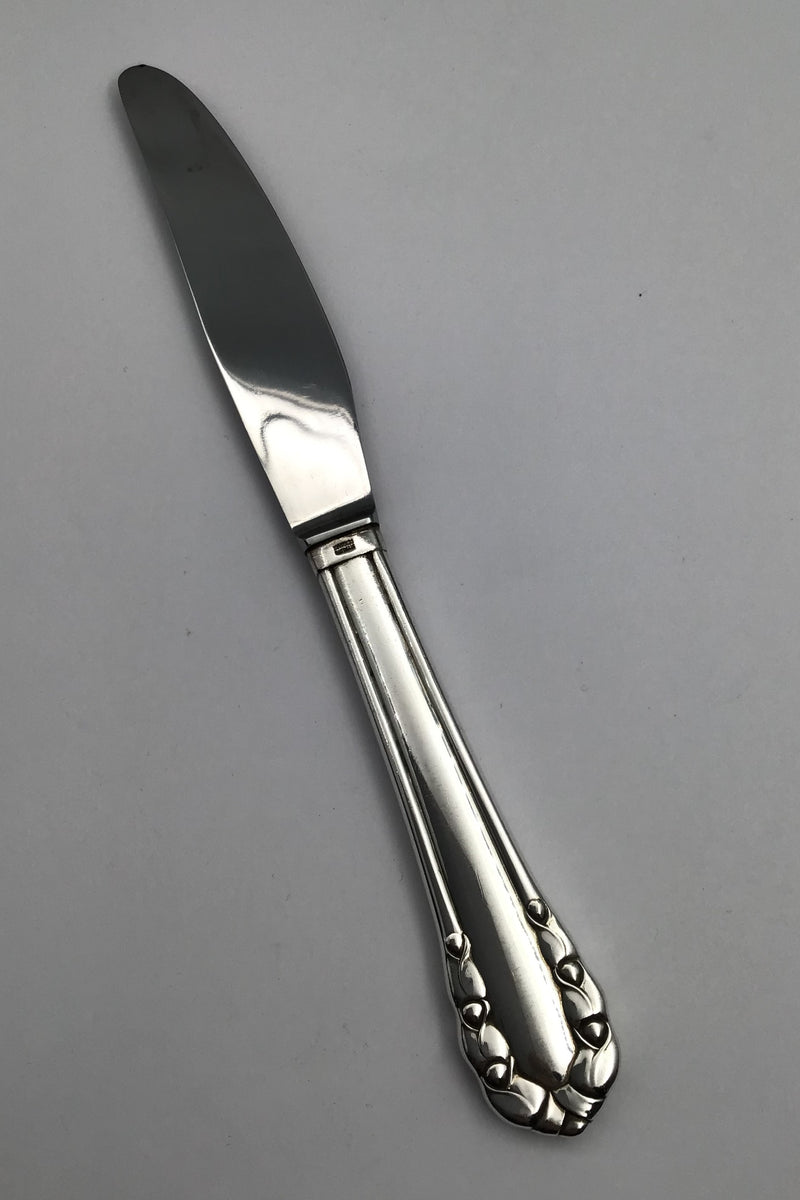 Georg Jensen Sterling Sølv Liljekonval Frokostkniv No. 024