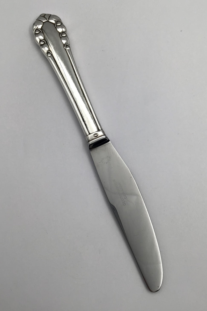 Georg Jensen Sterling Sølv Liljekonval Frokostkniv No. 024