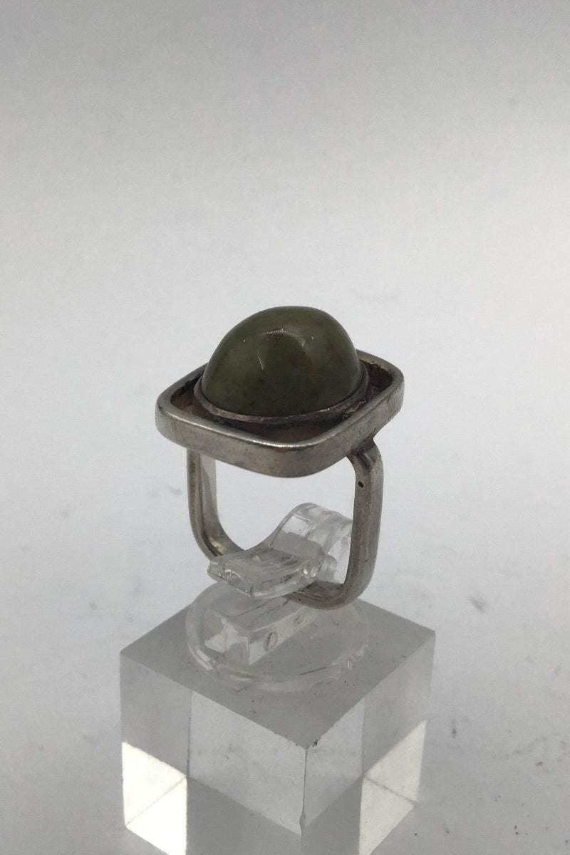 A Ring Sterling Sølv Ring med Mosagat - Danam Antik