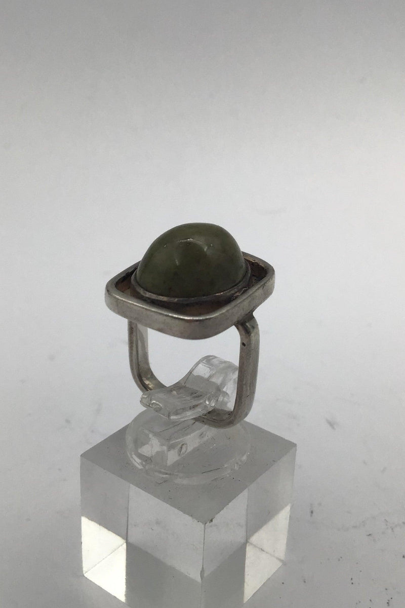 A Ring Sterling Sølv Ring med Mosagat - Danam Antik