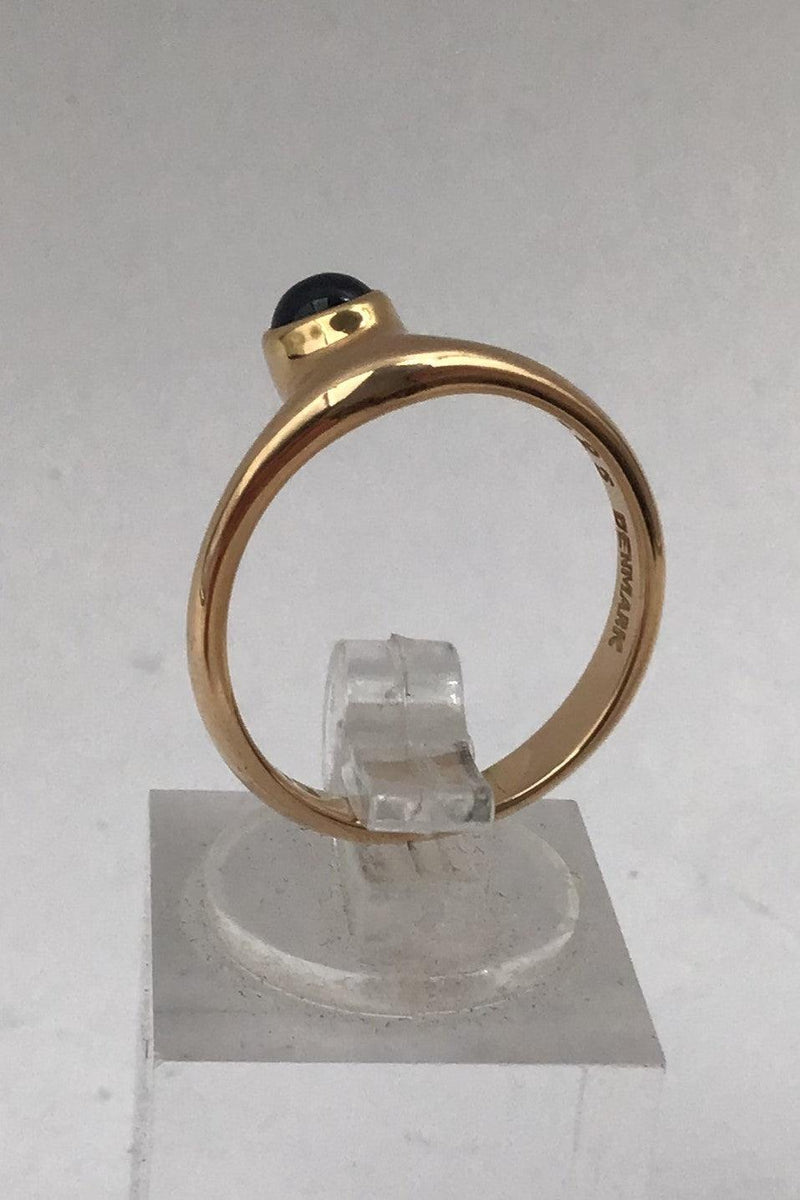 Bent Gabrielsen 14K Guld Ring No. 825 (Safir) - Danam Antik