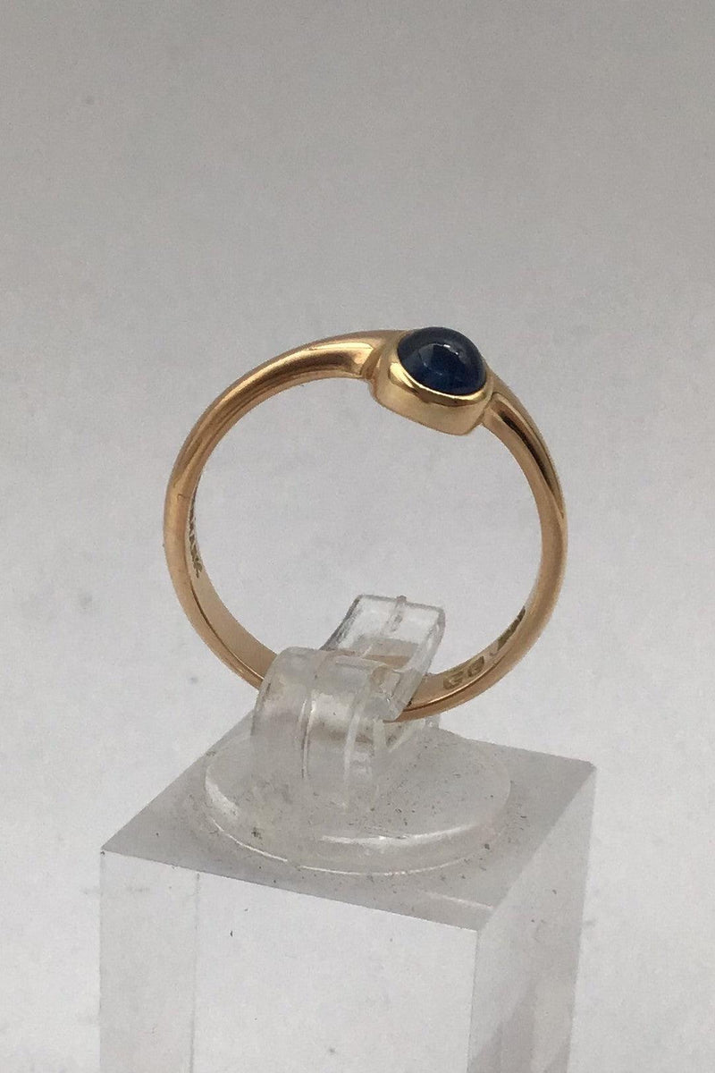 Bent Gabrielsen 14K Guld Ring No. 825 (Safir) - Danam Antik