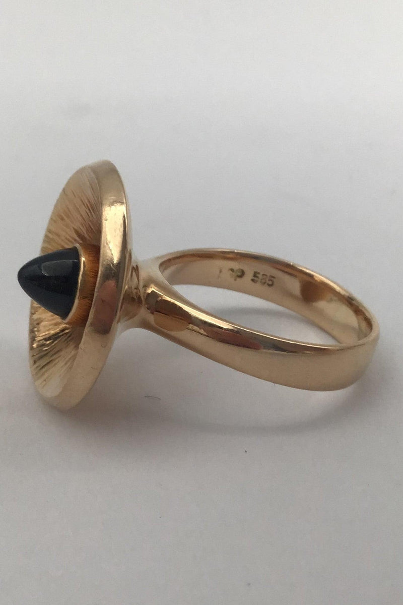 Bent Gabrielsen 14K Guld Ring (Safir) - Danam Antik