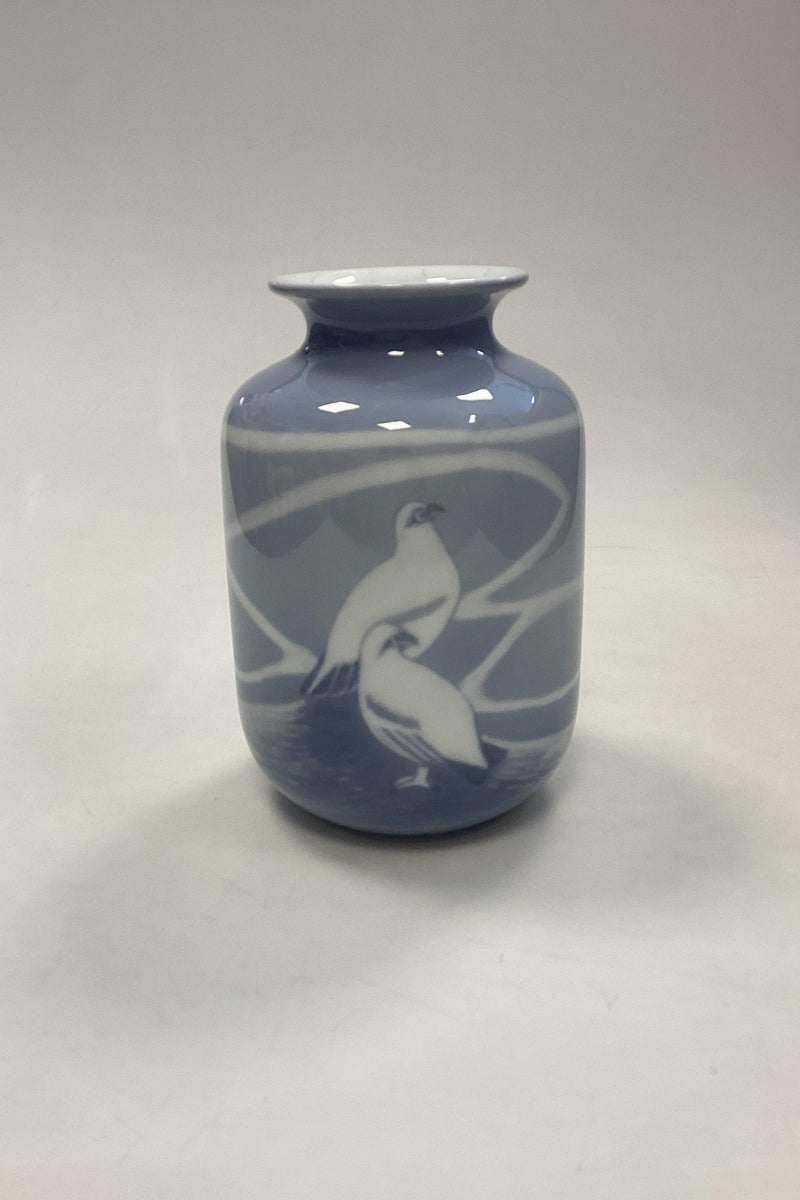 Bing og Grøndahl Vase med Fjeldryper fra Grønland No. 720/5463 - Danam Antik