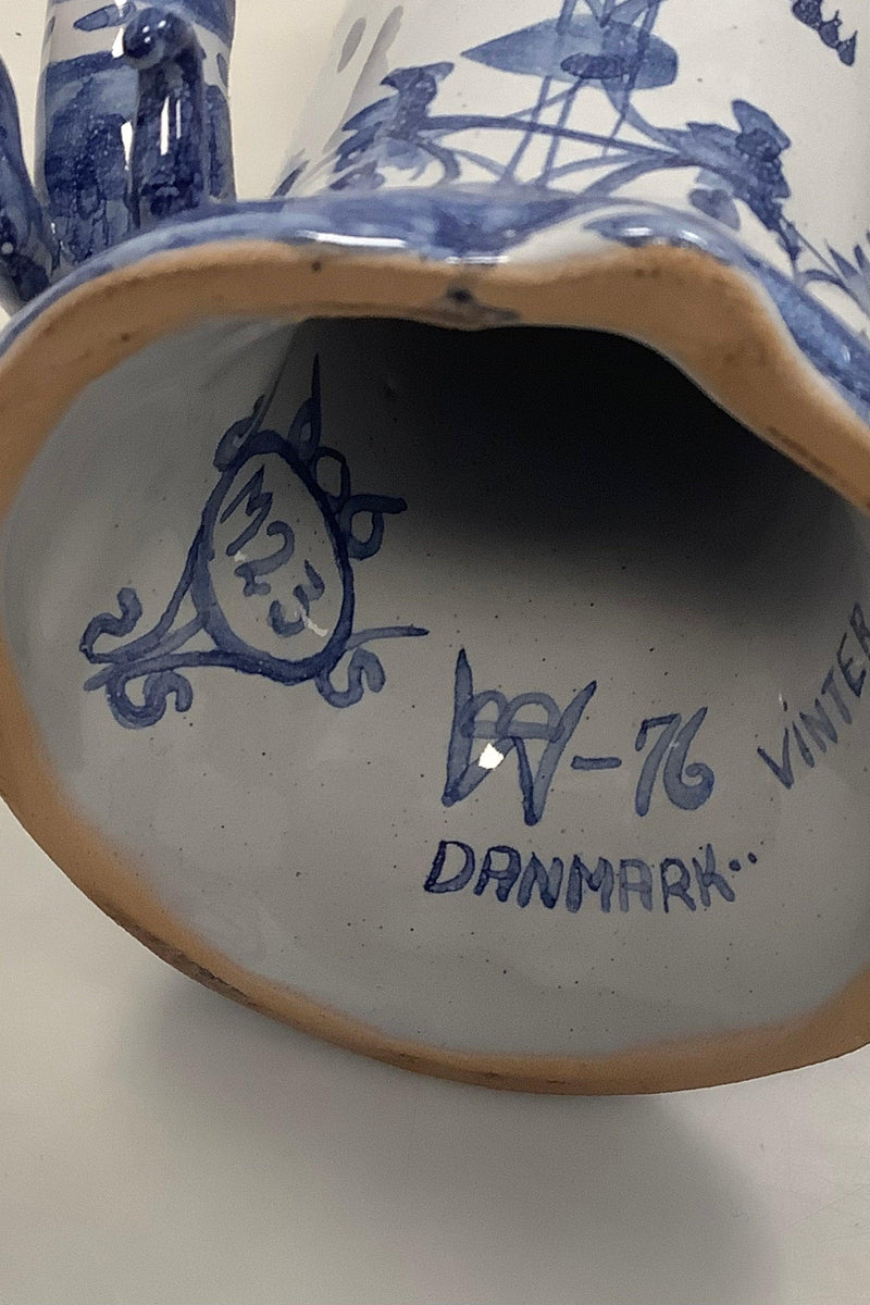 Bjørn Wiinblad Figur fra De fire Årstider, Vinter M23. Signeret i 1976 - Danam Antik