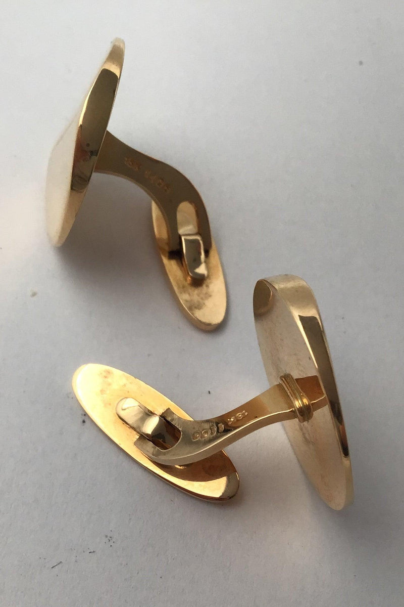 Georg Jensen 18K Guld Manchetknapper No. 1106 - Danam Antik