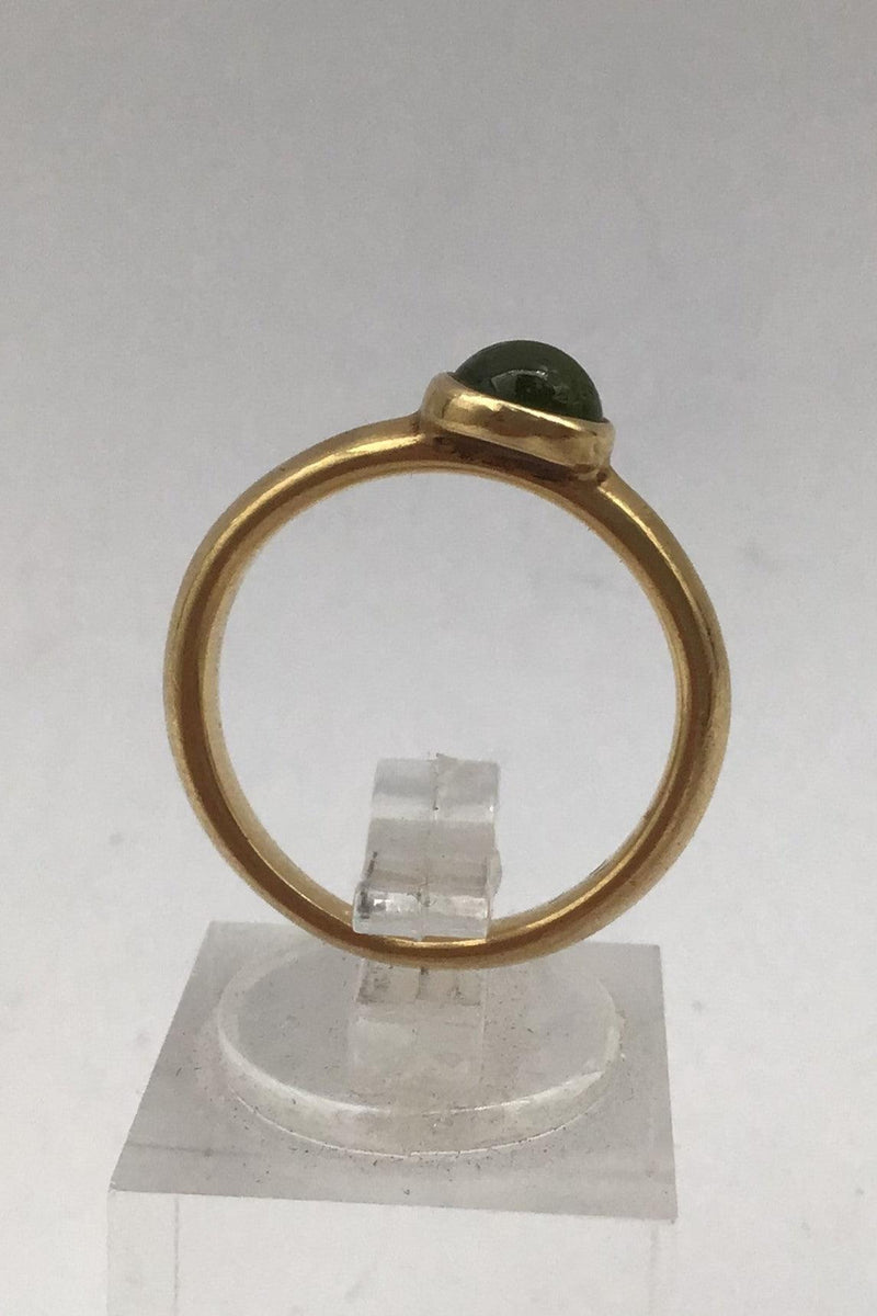 Georg Jensen 18K Guld Ring David Chu Moonrise Peridot - Danam Antik