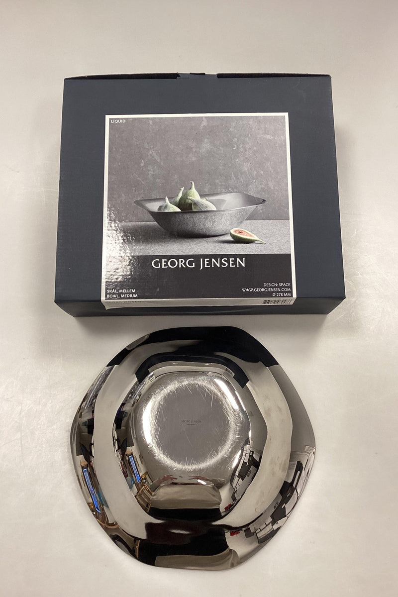 Georg Jensen Rustfri Mellem Liquid Skål - Danam Antik