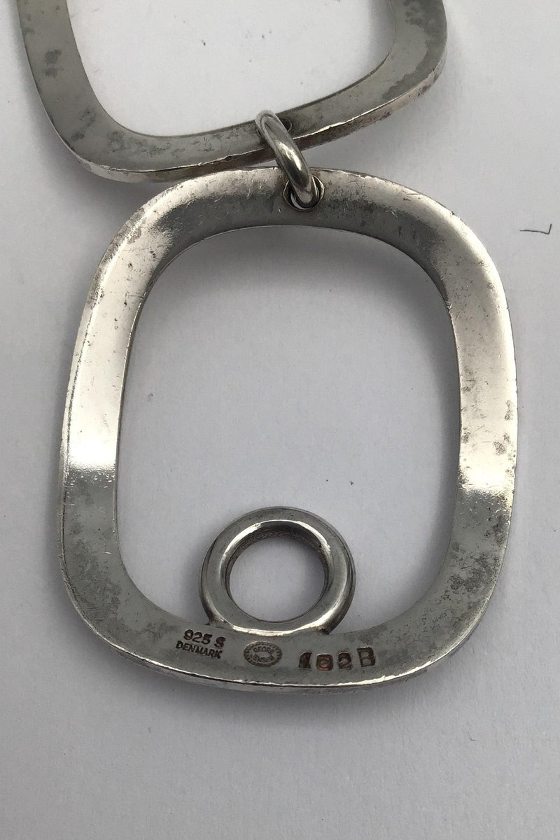 Georg Jensen Sterling Sølv Armlænke No. 192 B Ibe Dahlquist - Danam Antik