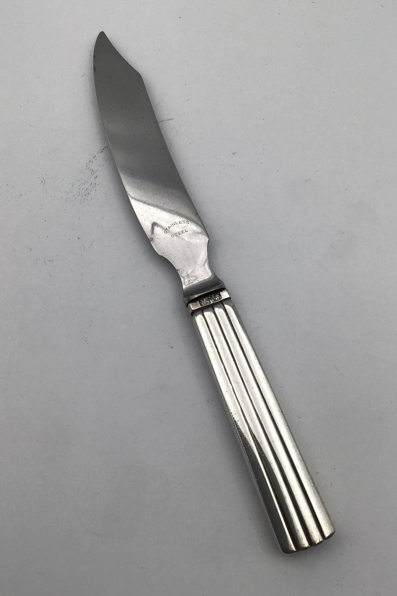 Georg Jensen Sterling Sølv Bernadotte Ostekniv No. 221 - Danam Antik