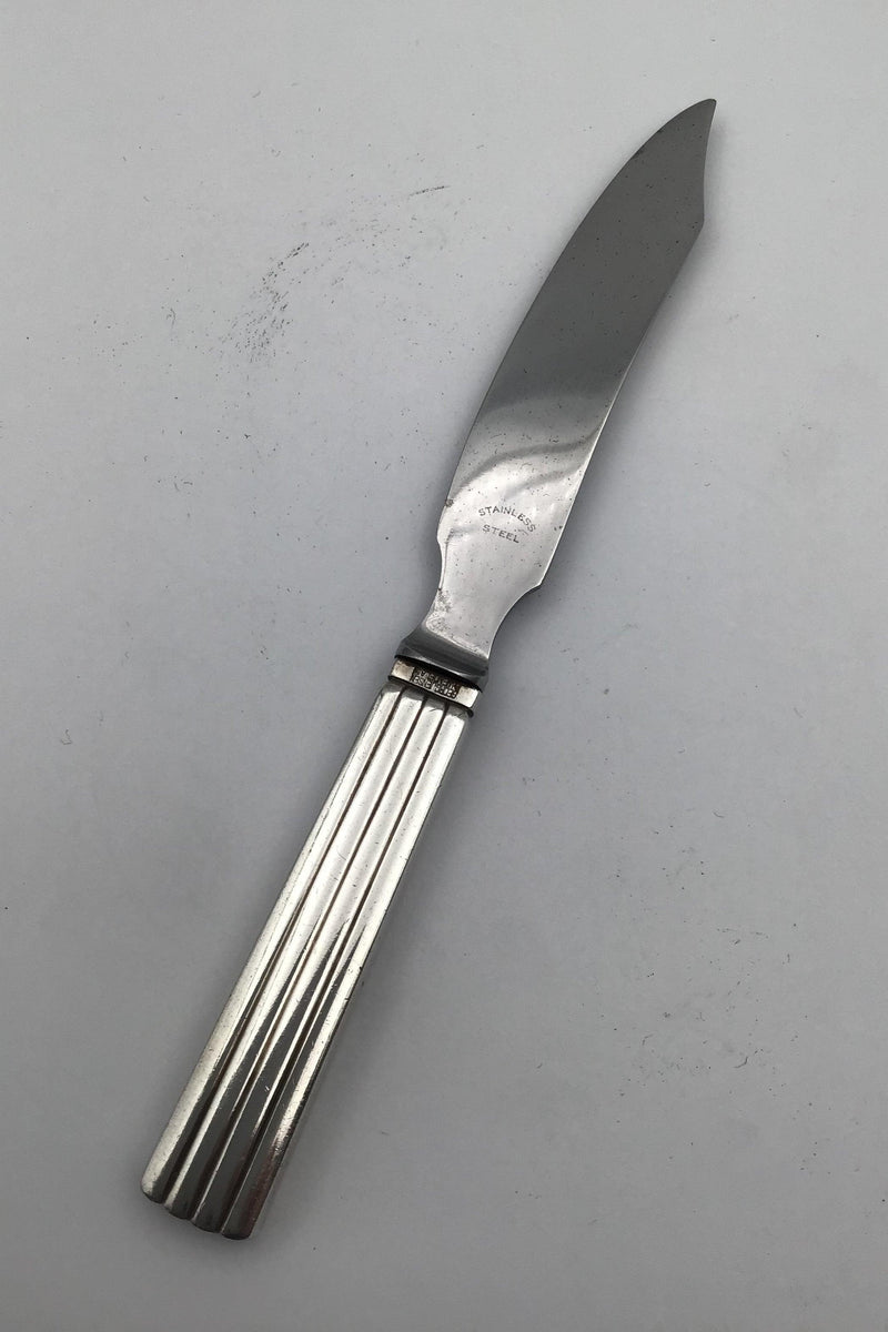 Georg Jensen Sterling Sølv Bernadotte Ostekniv No. 221 - Danam Antik