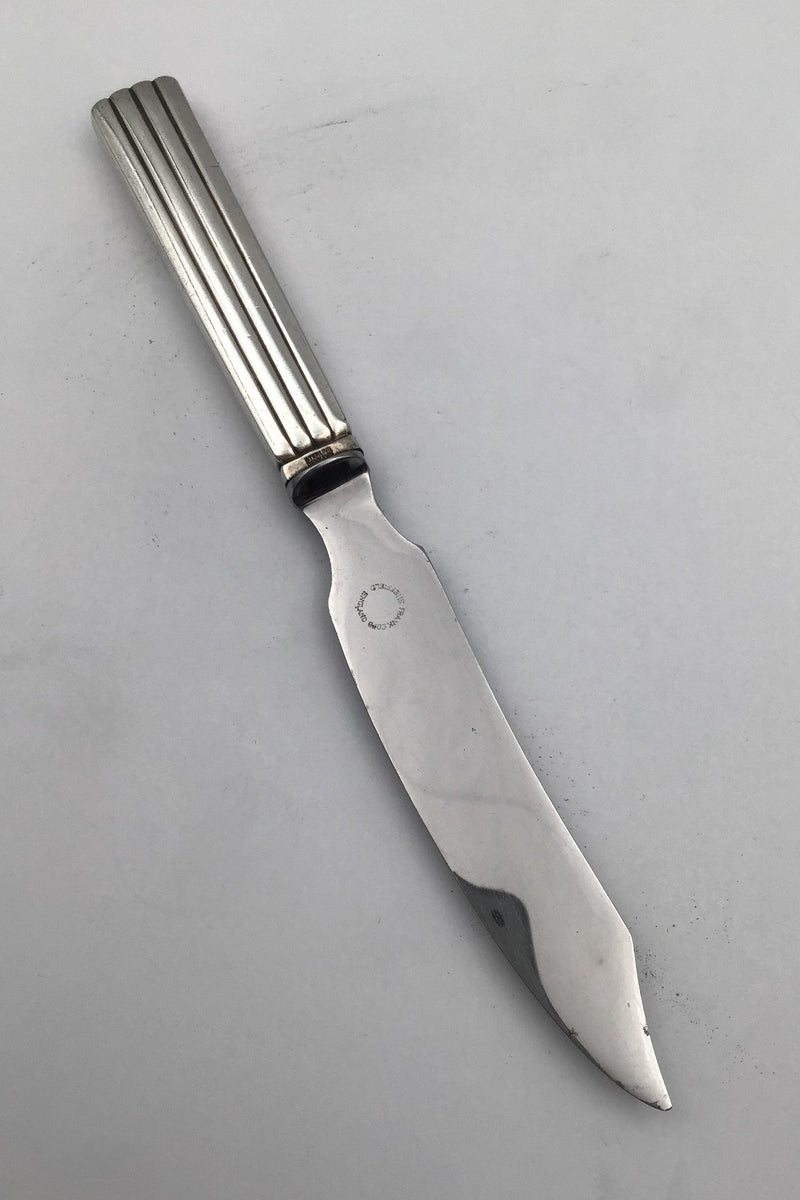 Georg Jensen Sterling Sølv Bernadotte Ostekniv No. 221 - Danam Antik