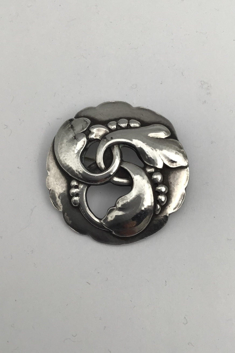 Georg Jensen Sterling Sølv Broche No. 20 (1930-1945) - Danam Antik