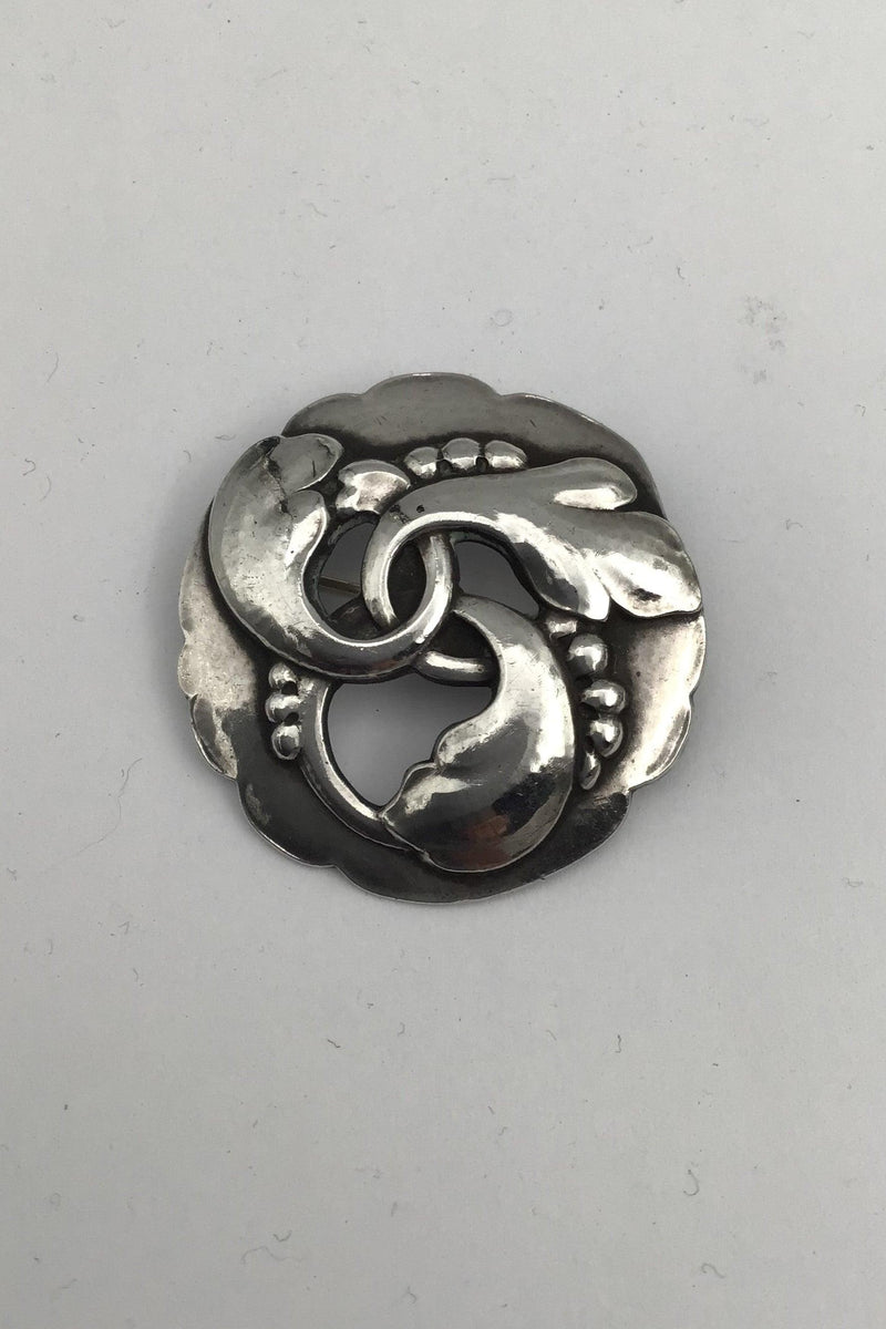 Georg Jensen Sterling Sølv Broche No. 20 (1930-1945) - Danam Antik