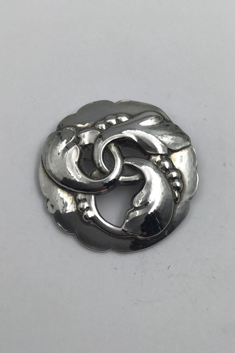 Georg Jensen Sterling Sølv Broche No. 20 - Danam Antik