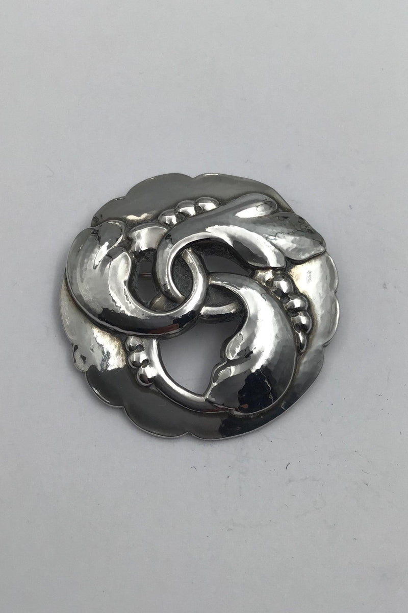 Georg Jensen Sterling Sølv Broche No. 20 - Danam Antik