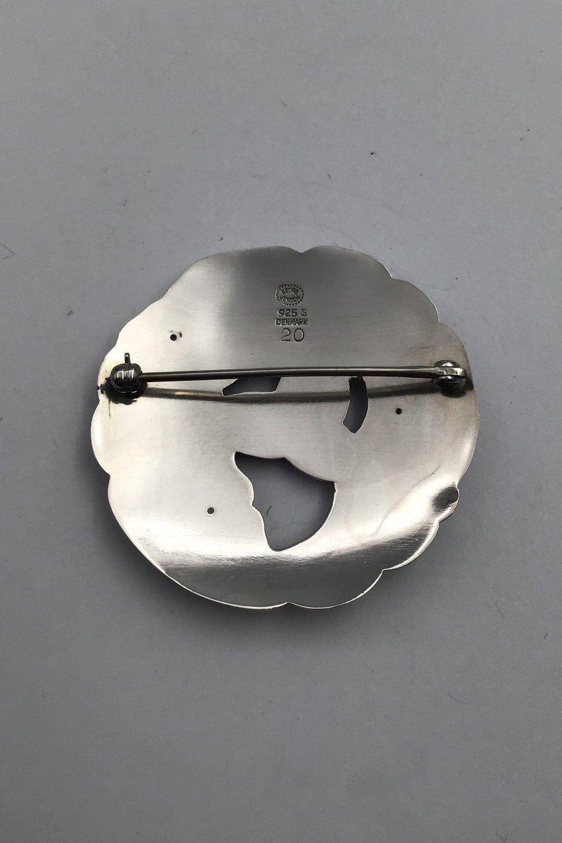 Georg Jensen Sterling Sølv Broche No. 20 - Danam Antik