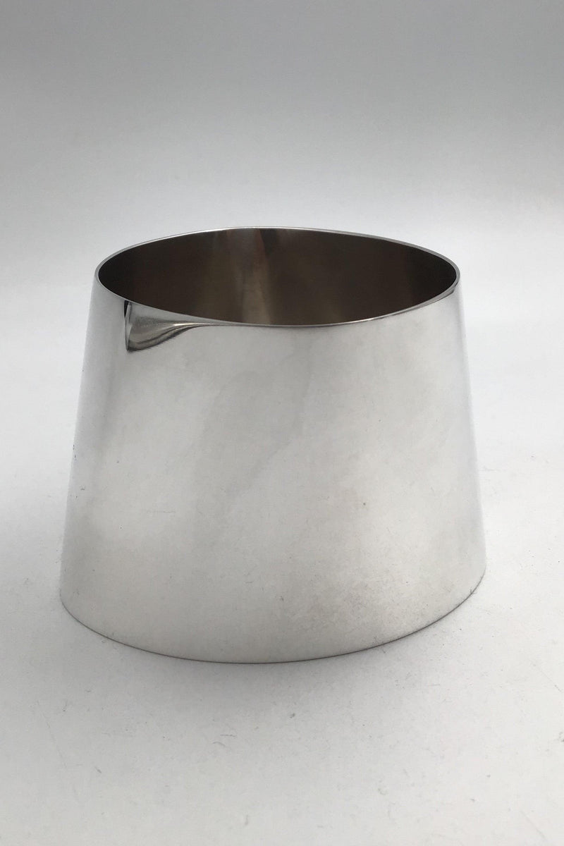 Georg Jensen Sterling Sølv Ellipseformet Vase / Bæger Verner Panton - Danam Antik