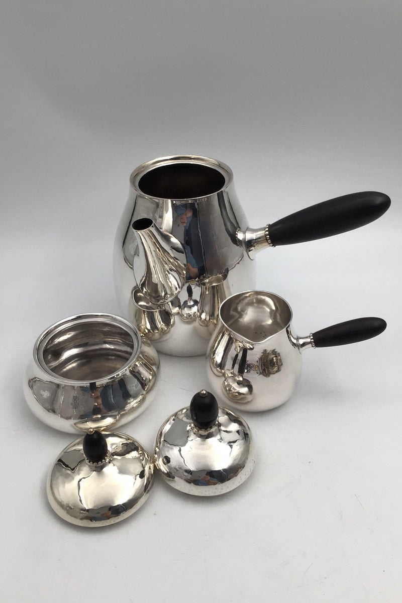 Georg Jensen Sterling Sølv Kaffesæt No. 80 (1925-1933) - Danam Antik