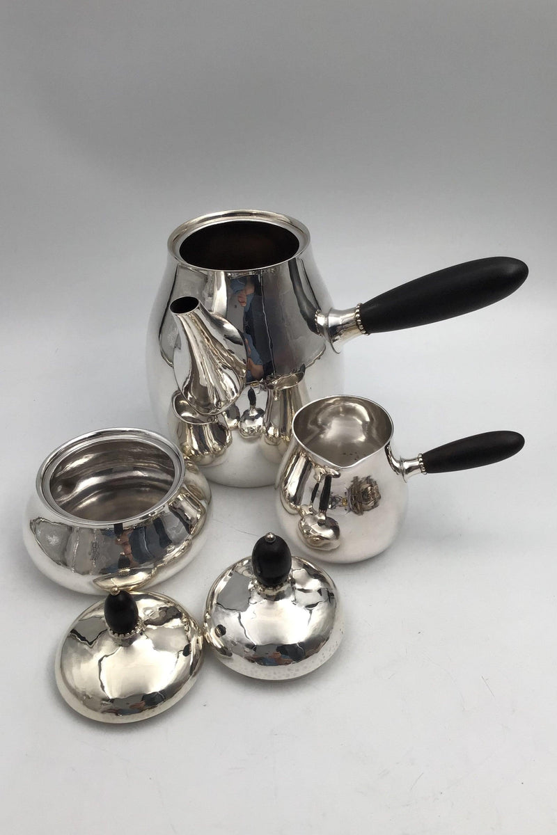 Georg Jensen Sterling Sølv Kaffesæt No. 80 (1925-1933) - Danam Antik