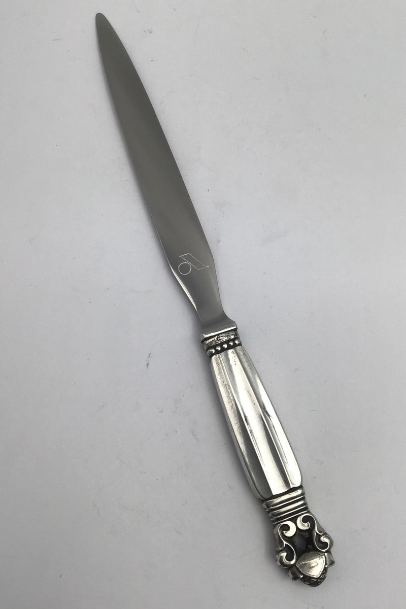 Georg Jensen Sterling Sølv Konge Papirkniv No. 304 - Danam Antik