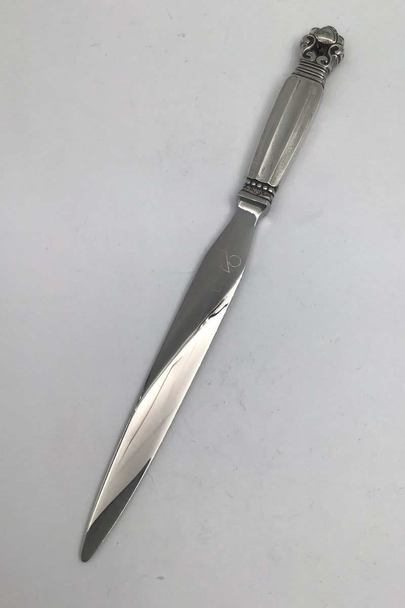 Georg Jensen Sterling Sølv Konge Papirkniv No. 304 - Danam Antik