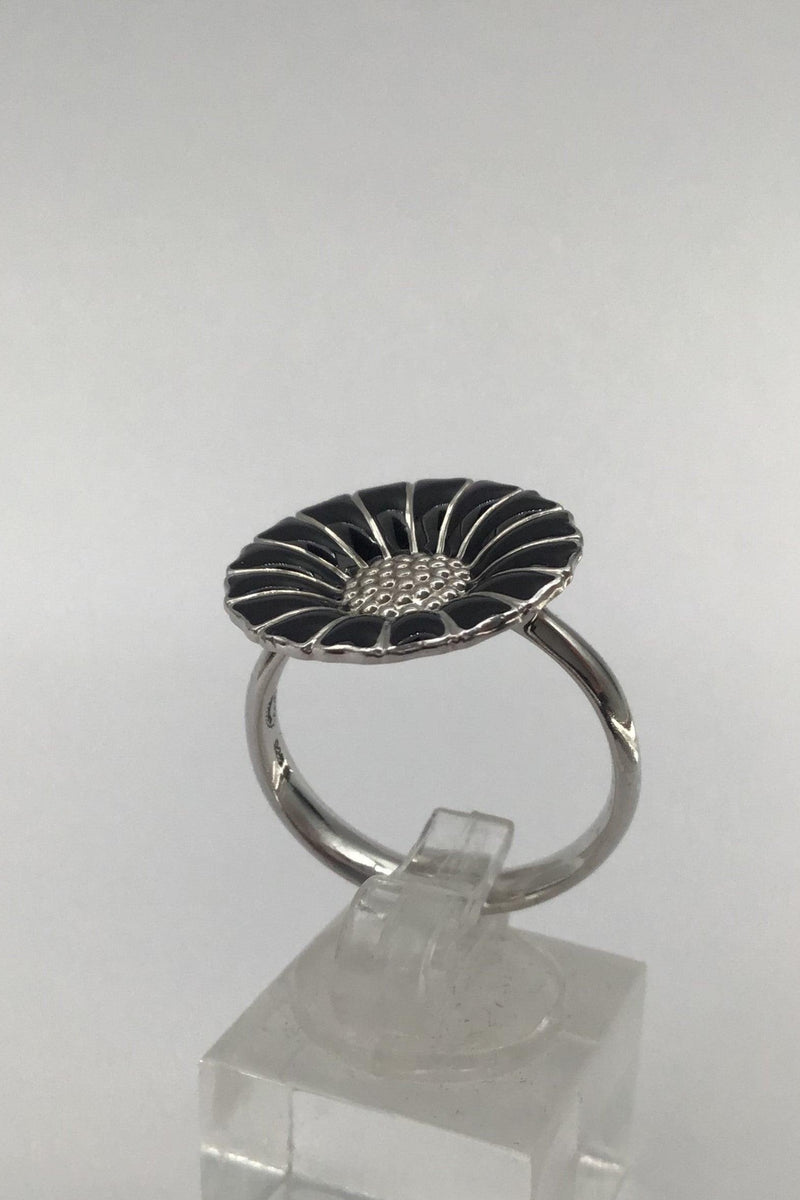 Georg Jensen Sterling Sølv Marguerit Ring - Danam Antik