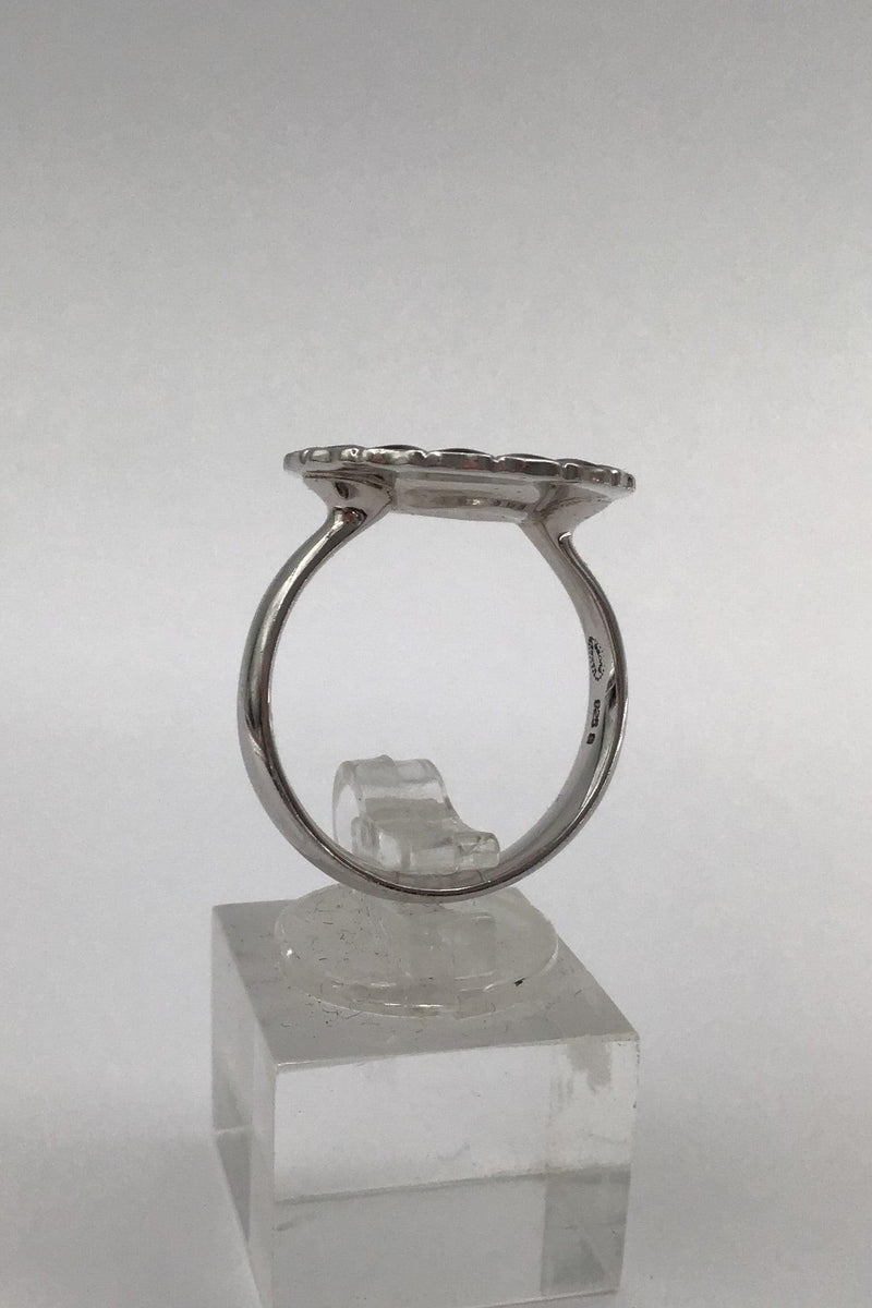 Georg Jensen Sterling Sølv Marguerit Ring - Danam Antik