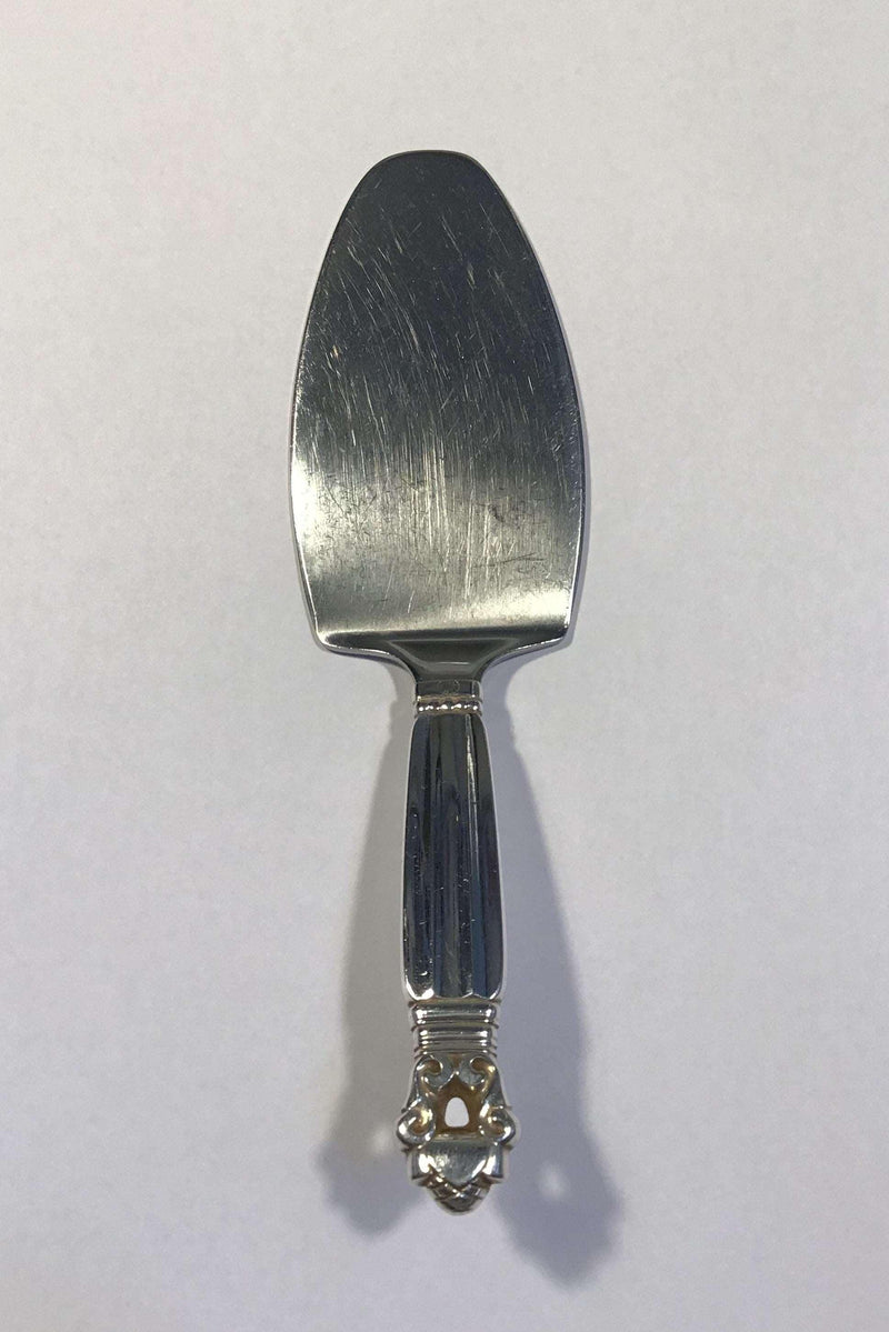 Georg Jensen Sterling Sølv og Rustfrit Stål Kagespade Konge No 195