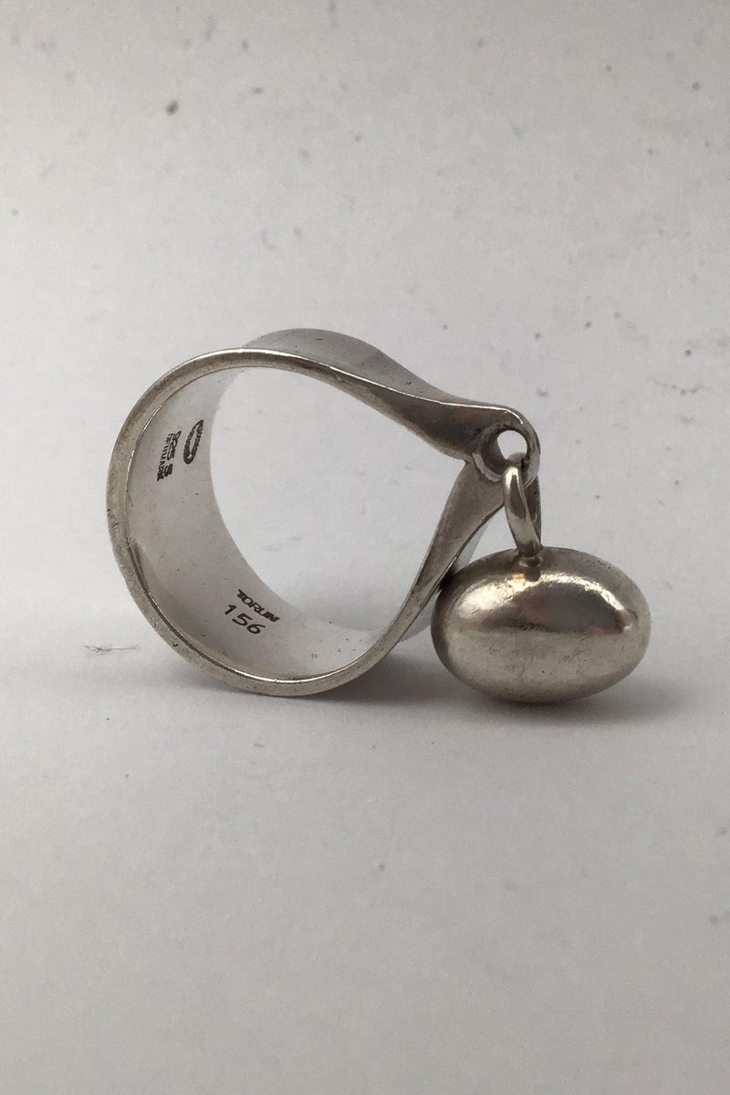 Georg Jensen Sterling Sølv Ring No. 156 Torun - Danam Antik