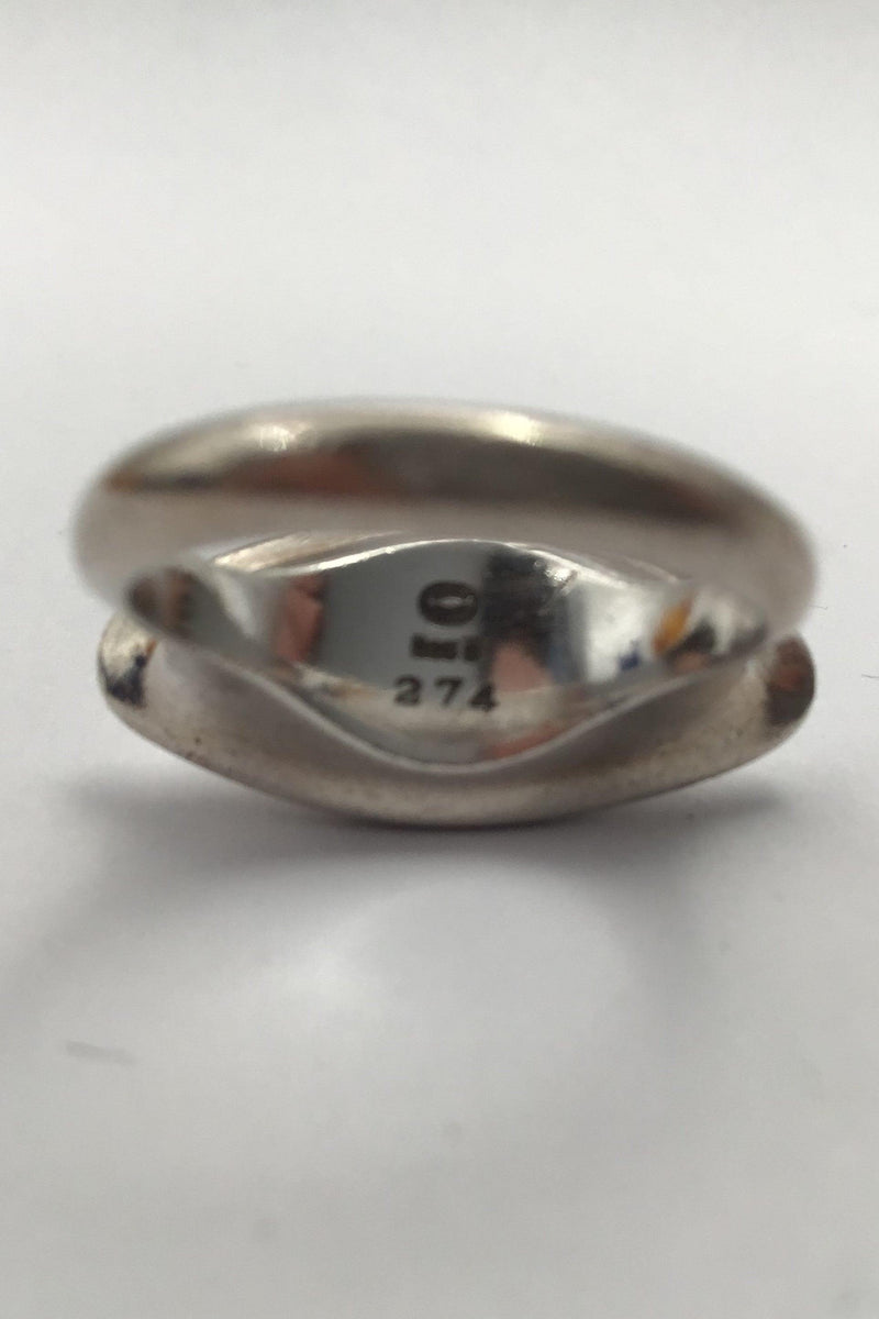 Georg Jensen Sterling Sølv Ring No 274 Koppel - Danam Antik