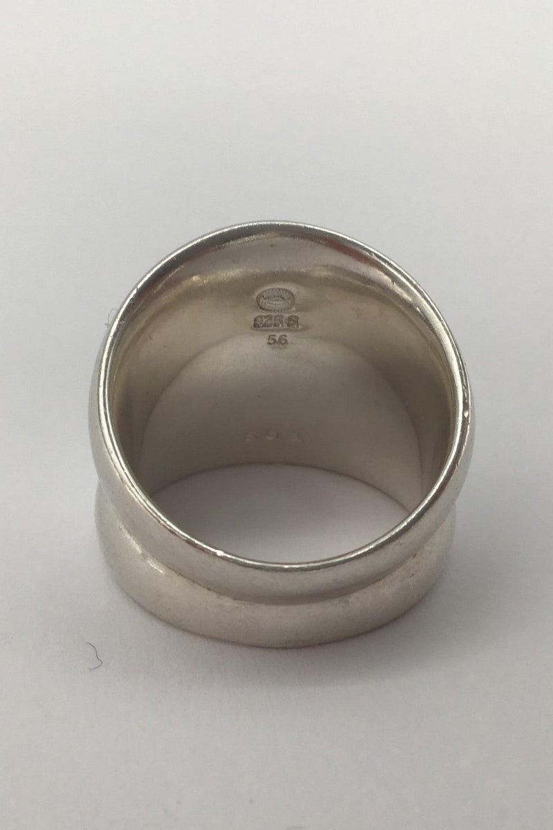 Georg Jensen Sterling Sølv Ring No. 501 Curve - Danam Antik