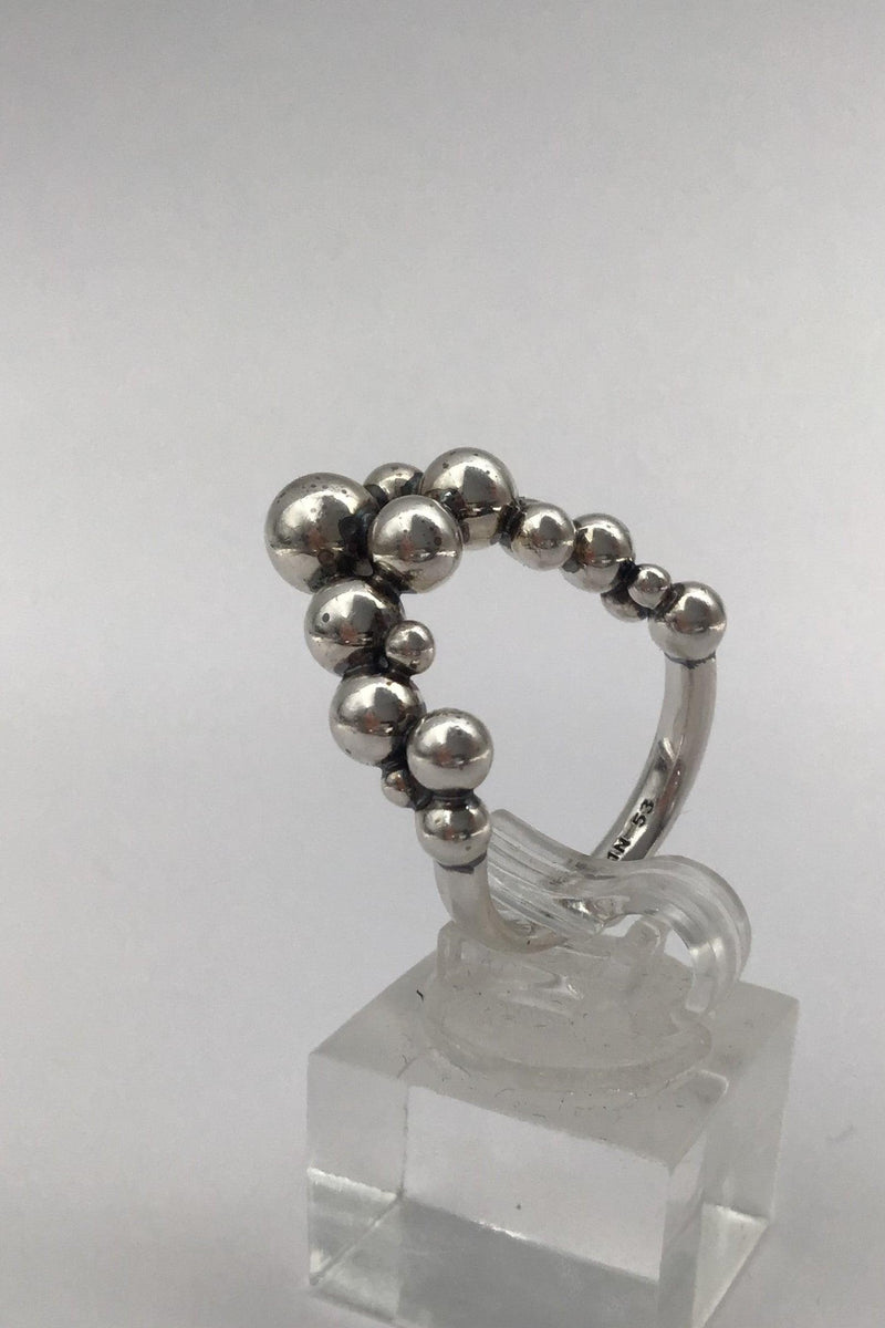 Georg Jensen Sterling Sølv Ring No. 551N Moonlight Grapes - Danam Antik